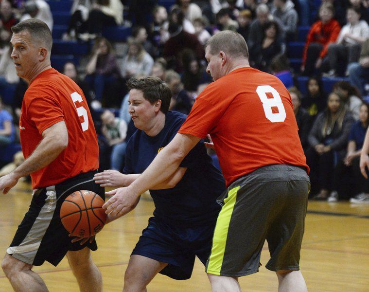 Taking center court